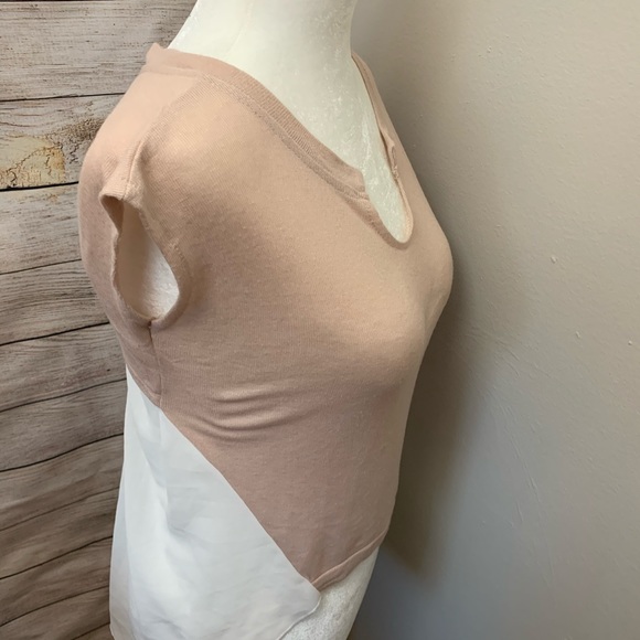 Zhouerfu | Hi-lo color block sheer back tank - Picture 6 of 6